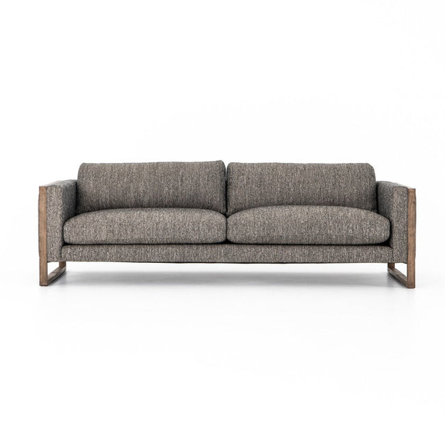 Otis Sofa in Arden Charcoal front studio view - Whats New Furniture Portland OR