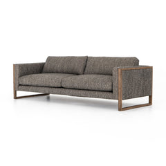 Otis Sofa in Arden Charcoal three-quarter studio view - Whats New Furniture Portland OR