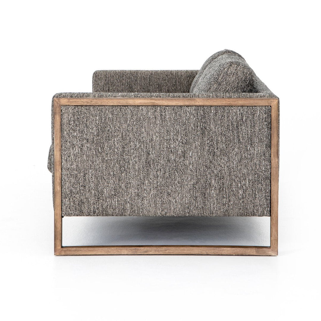 Otis Sofa in Arden Charcoal side studio view - Whats New Furniture Portland OR