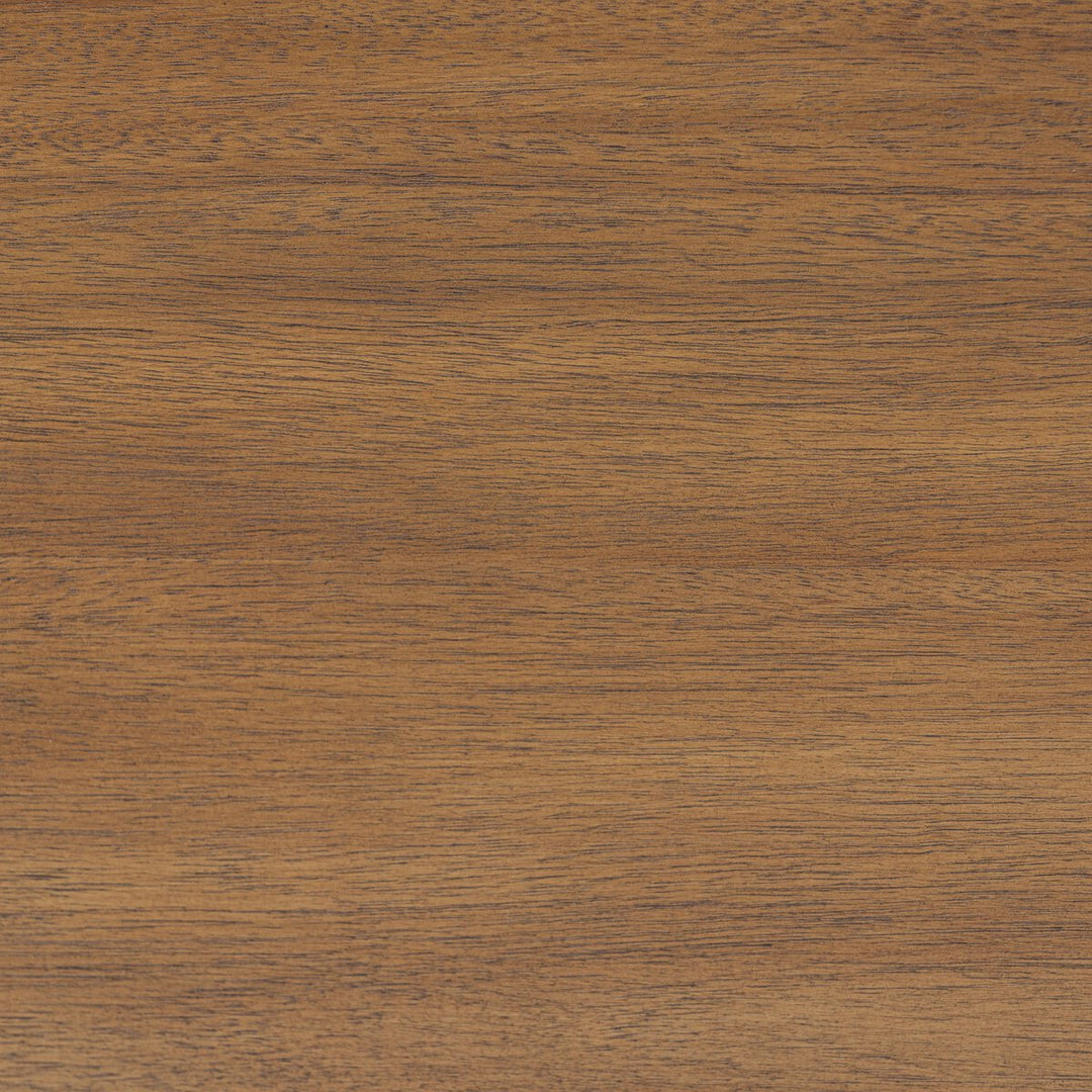 Paden 6 Drawer Dresser in Seasoned Brown Acacia detail view - Whats New Furniture Portland OR