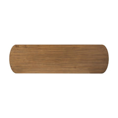 Paden 6 Drawer Dresser in Seasoned Brown Acacia detail view - Whats New Furniture Portland OR