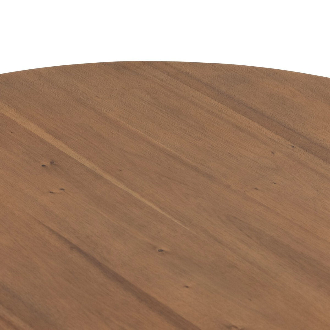 Paden Dining Table in Sandy Acacia detail view - Whats New Furniture Portland OR