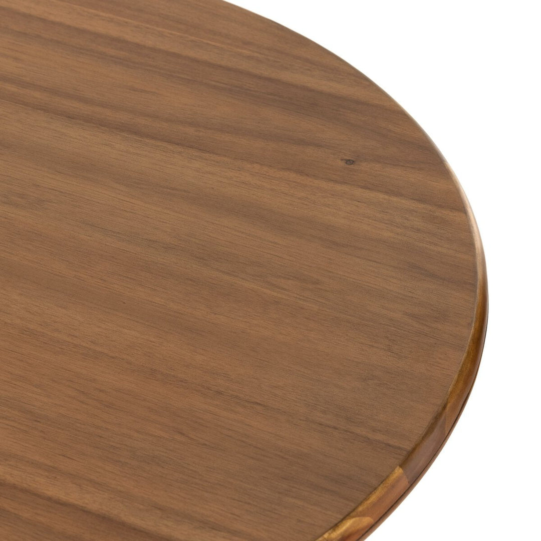 Paden Dining Table in Sandy Acacia detail view - Whats New Furniture Portland OR