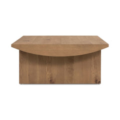 Pickford Coffee Table in Dusted Oak Veneer side view - Whats New Furniture Portland OR