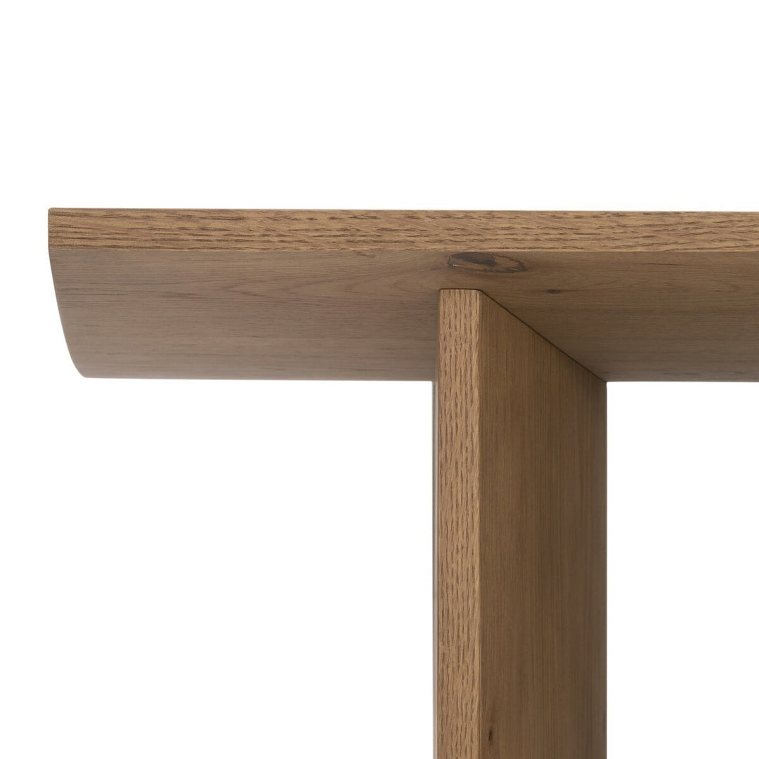 Pickford Coffee Table in Dusted Oak Veneer detail view - Whats New Furniture Portland OR
