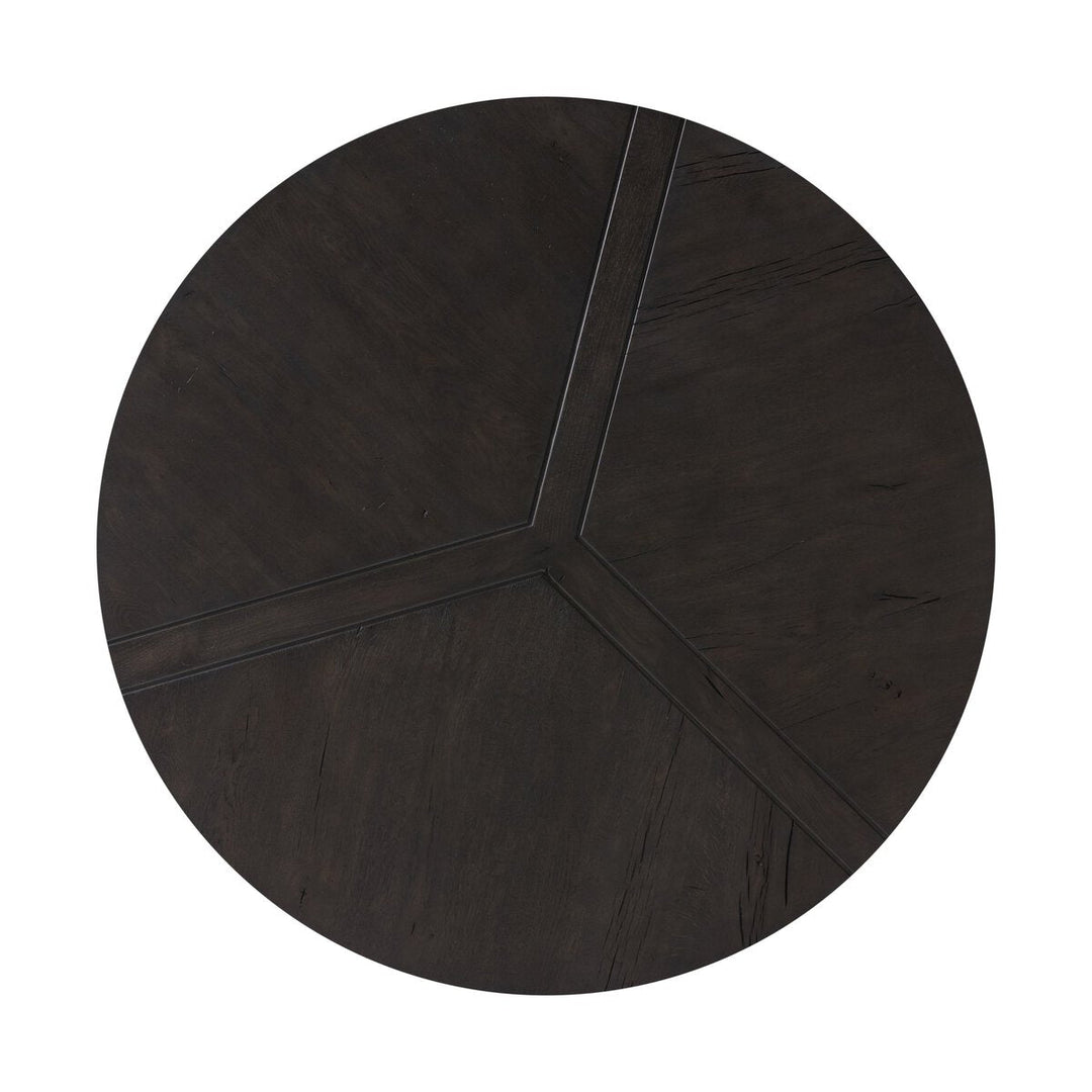 Renan Coffee Table in Dark Espresso Reclaimed French Oak surface detail detail view - Whats New Furniture Portland OR