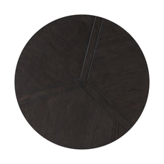Renan Coffee Table in Dark Espresso Reclaimed French Oak surface detail detail view - Whats New Furniture Portland OR