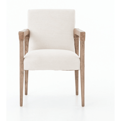 Reuben Dining Chair in Harbor Natural - dining arm chair by Four Hands - Whats New Furniture Portland OR