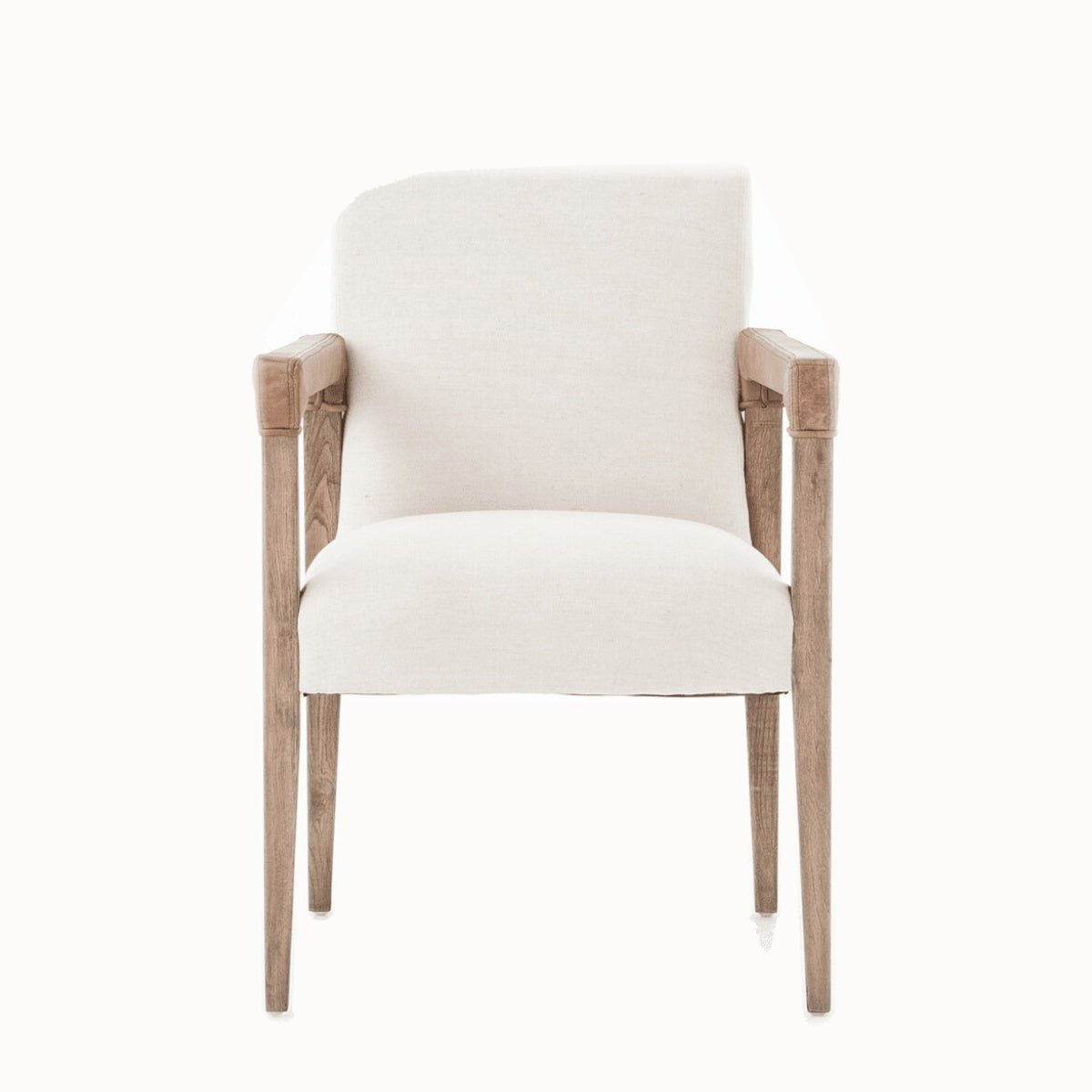 Reuben Dining Chair in Harbor Natural - dining arm chair by Four Hands - Whats New Furniture Portland OR