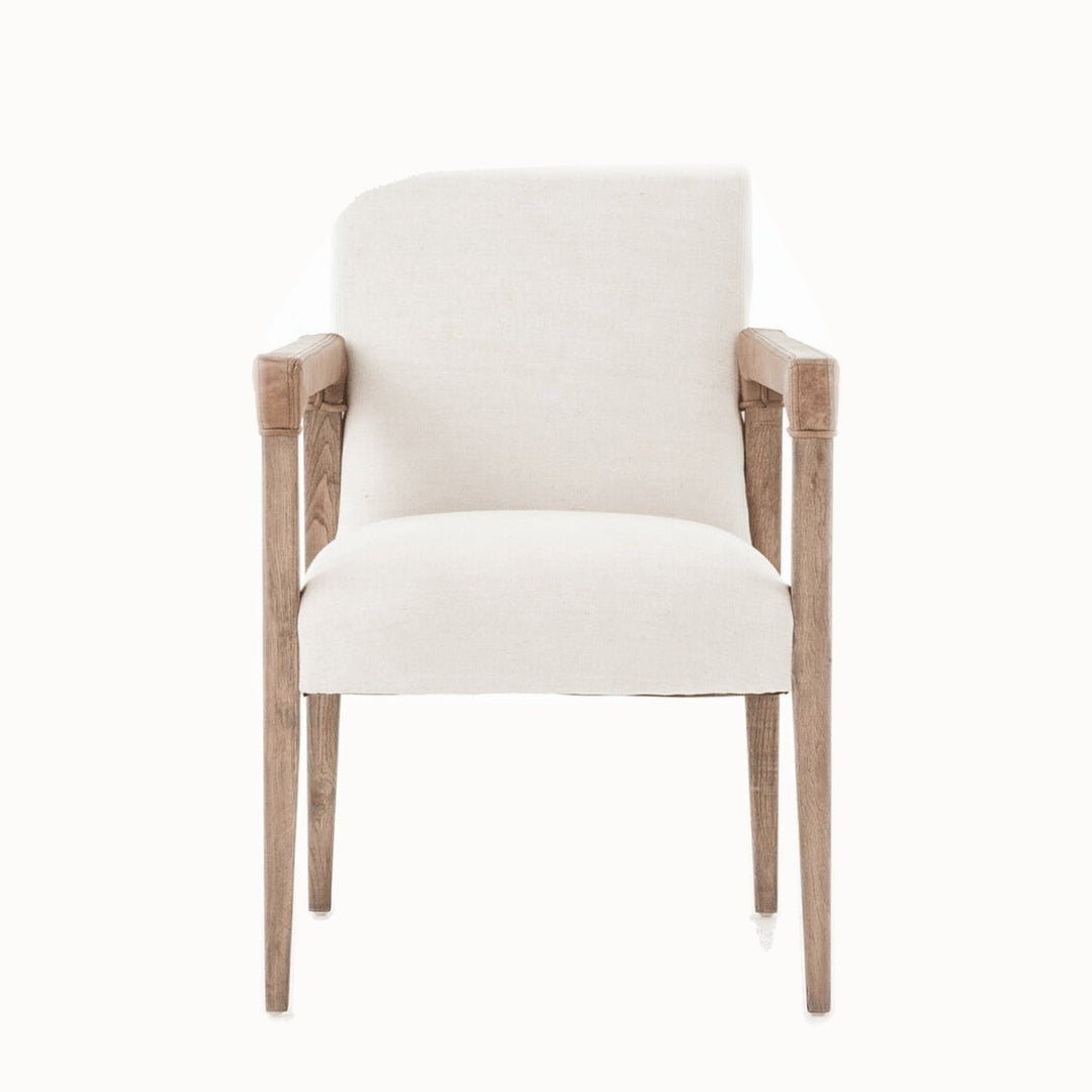 Reuben Dining Chair in Harbor Natural - dining arm chair by Four Hands - Whats New Furniture Portland OR