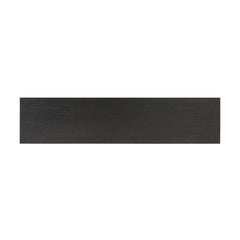 Roark Media Console in Ebony Oak Veneer detail view - Whats New Furniture Portland OR