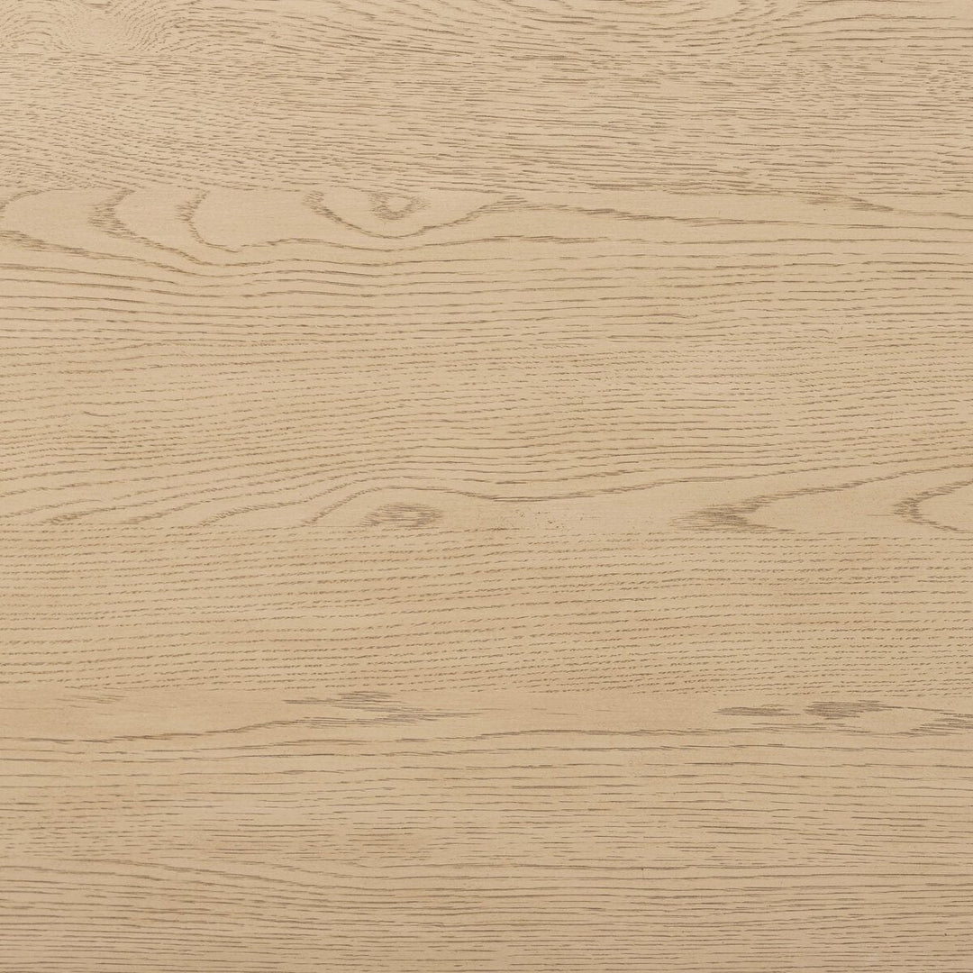 Rosedale Executive Desk in Yucca Oak Veneer detail view - Whats New Furniture Portland OR