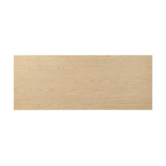 Rosedale Executive Desk in Yucca Oak Veneer detail view - Whats New Furniture Portland OR