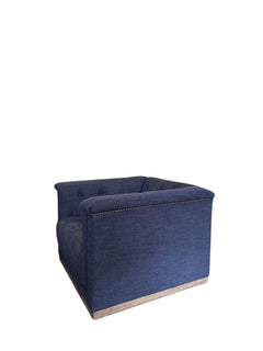 Royal Blue Armchair - view 3