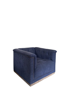 Royal Blue Armchair - view 4