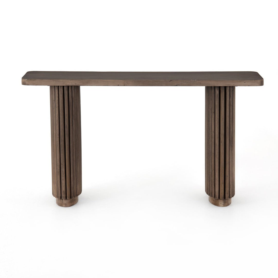 Rutherford Console Table Reclaimed Ashen Brown