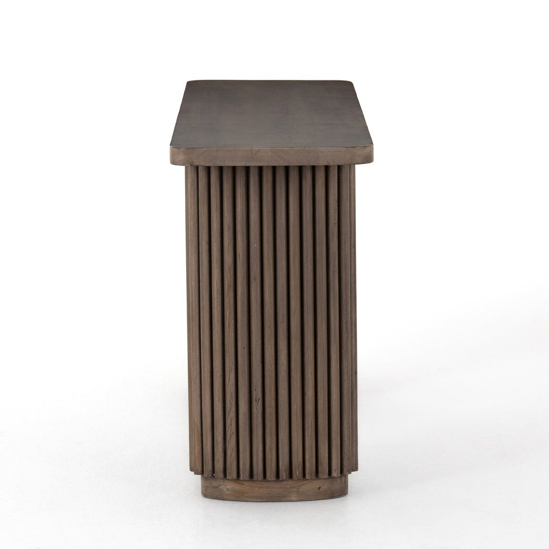 Rutherford Console Table Reclaimed Ashen Brown
