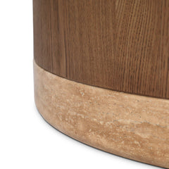 Sager Coffee Table in Amber Ash Veneer fourth detail view - Whats New Furniture Portland OR