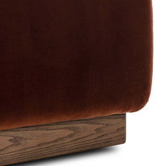 Samir Swivel Chair in Surrey Auburn detail view - Whats New Furniture Portland OR