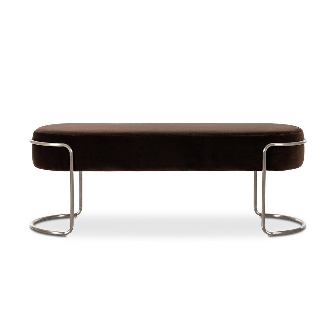 Savoy Accent Bench Surrey Cocoa - Bench by Four Hands - What's New Furniture Portland