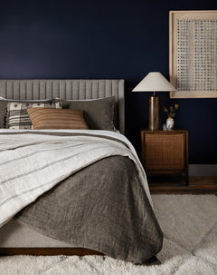 Seaton Table Lamp in Iridescent Acid Wash back studio view - Whats New Furniture Portland OR