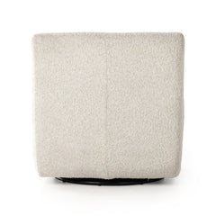 Siedell Swivel Chair in Sheldon Ivory detail view - Whats New Furniture Portland OR