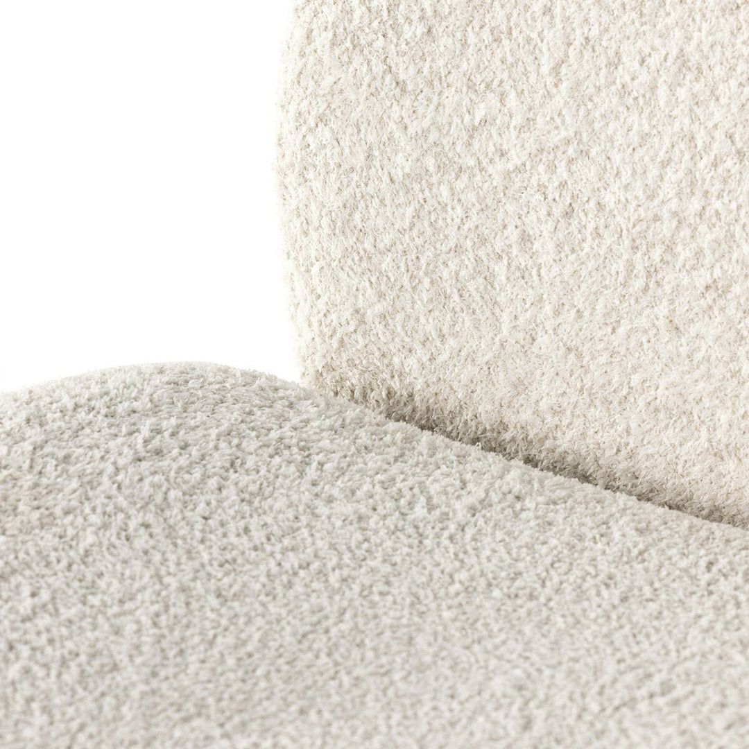 Siedell Swivel Chair in Sheldon Ivory detail view - Whats New Furniture Portland OR