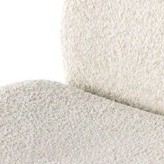Siedell Swivel Chair in Sheldon Ivory detail view - Whats New Furniture Portland OR