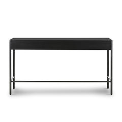 Soto Desk bronze hardware detail view - Whats New Furniture Portland OR