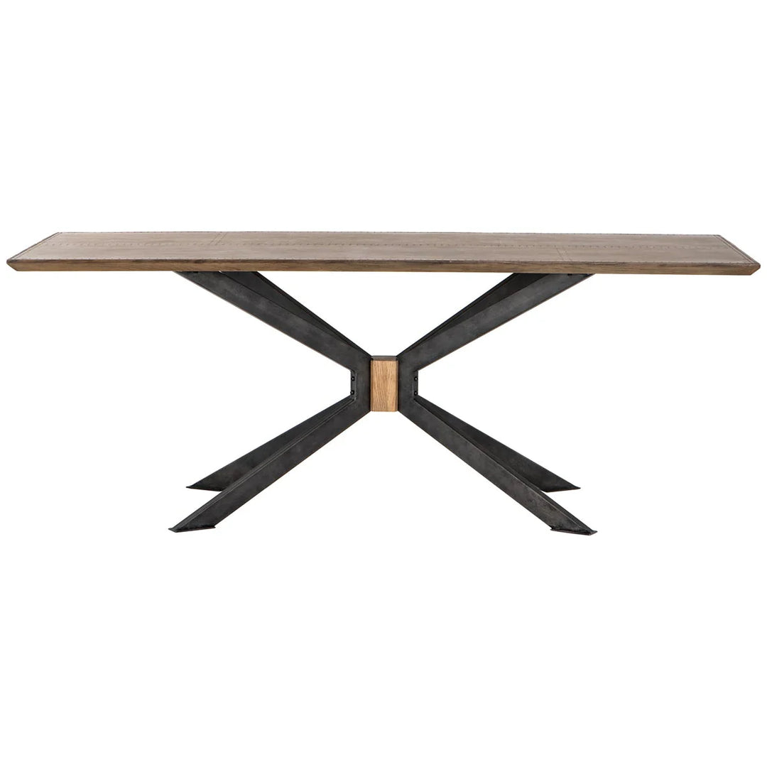 Spider Dining Table in Brass Clad - dining table by Four Hands - Whats New Furniture Portland OR