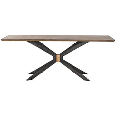 Spider Dining Table in Brass Clad - dining table by Four Hands - Whats New Furniture Portland OR