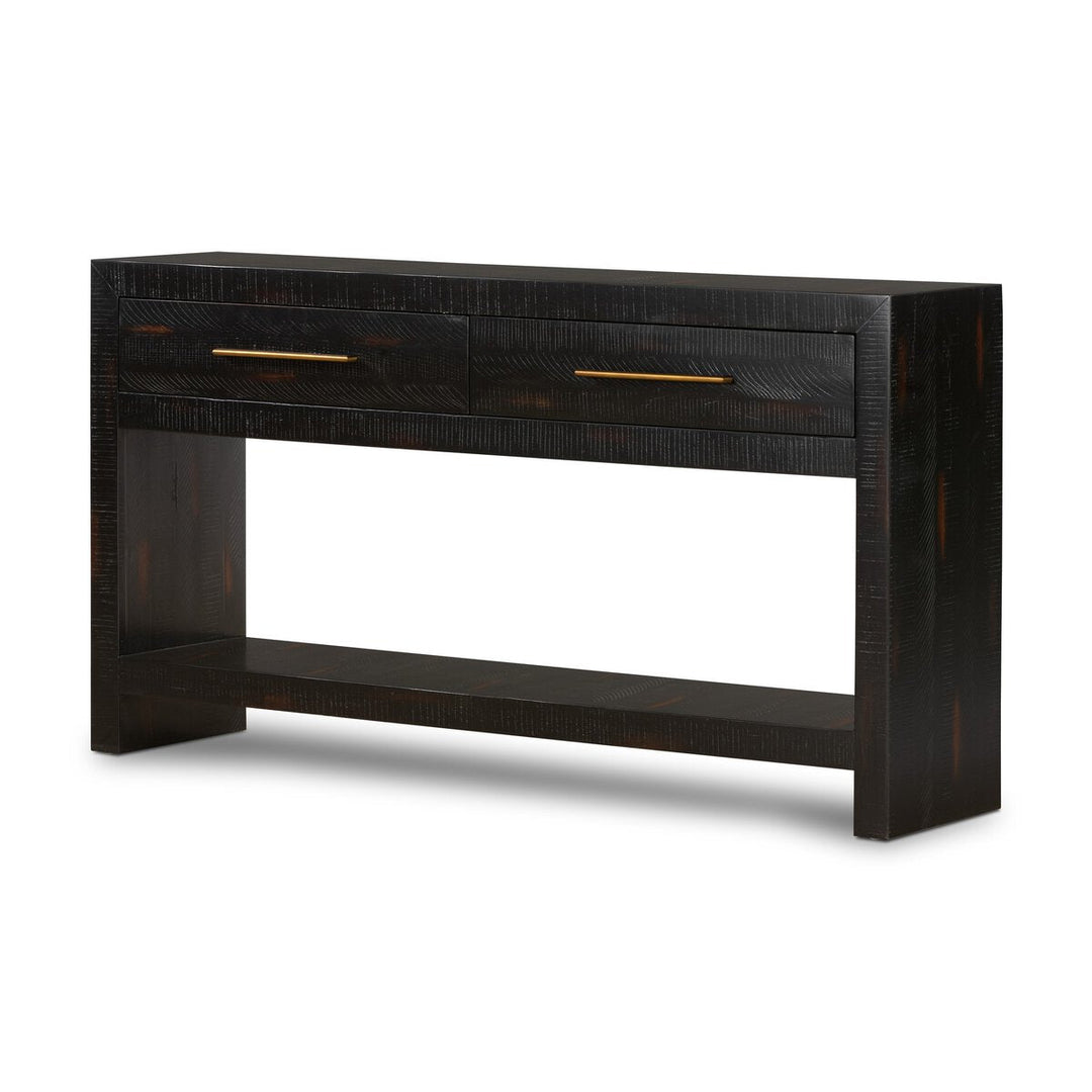Suki Console Table Burnished Black