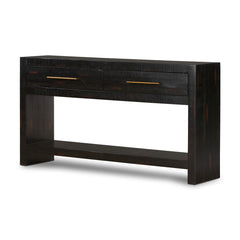 Suki Console Table Burnished Black