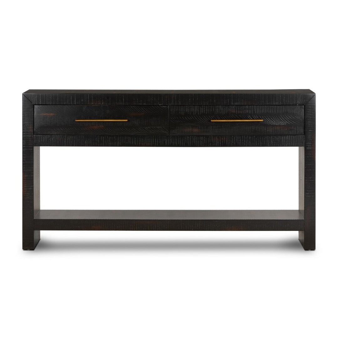 Suki Console Table Burnished Black