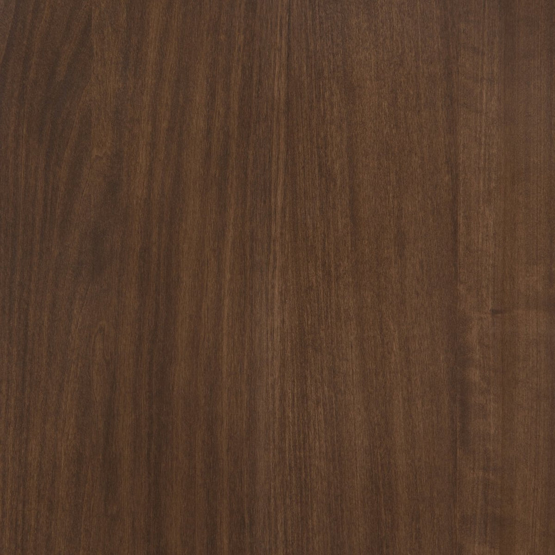 Trey Modular Wide Bookcase in Auburn Poplar shelf joinery detail view - Whats New Furniture Portland OR