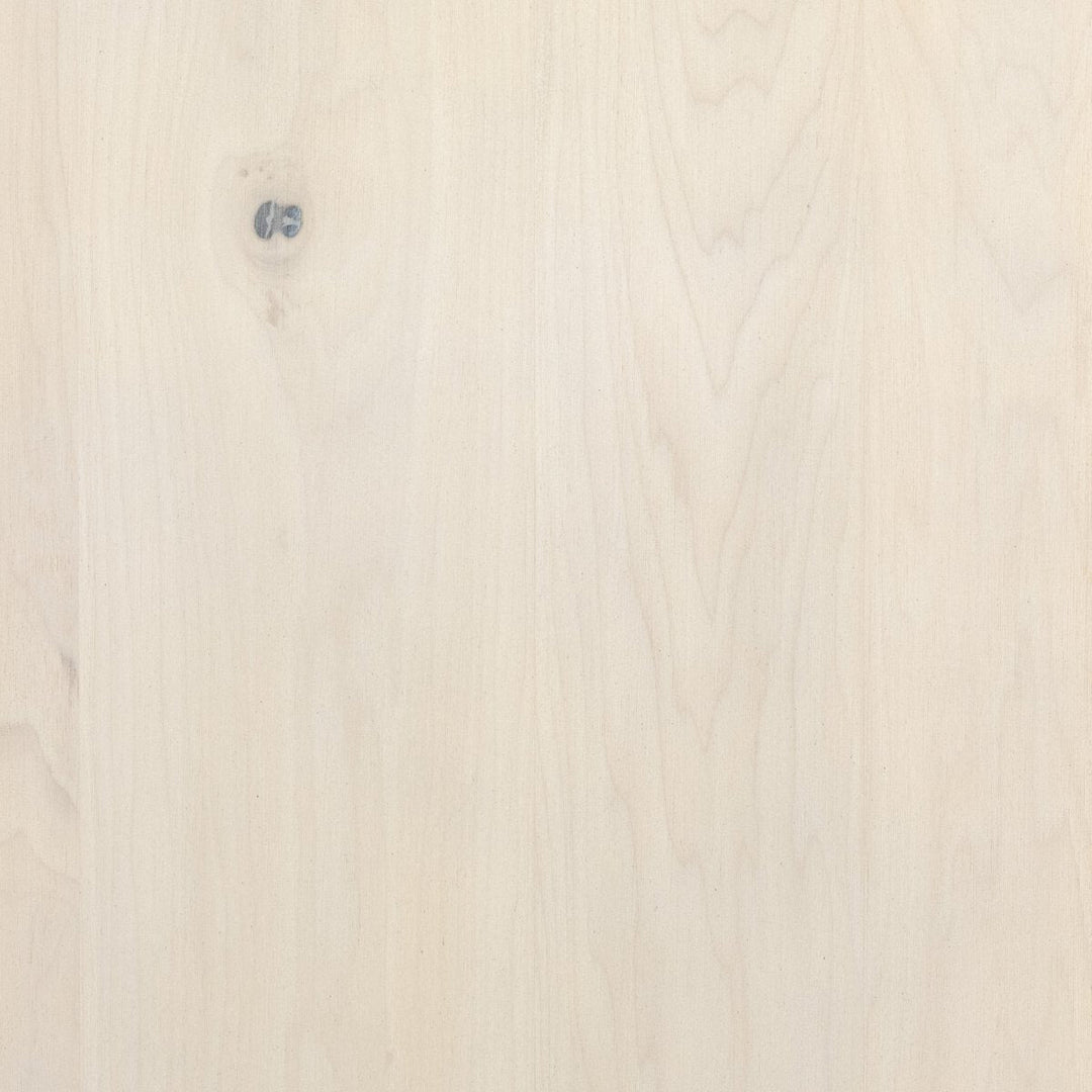 Trey Modular Wide Bookcase in Dove Poplar detail view - Whats New Furniture Portland OR
