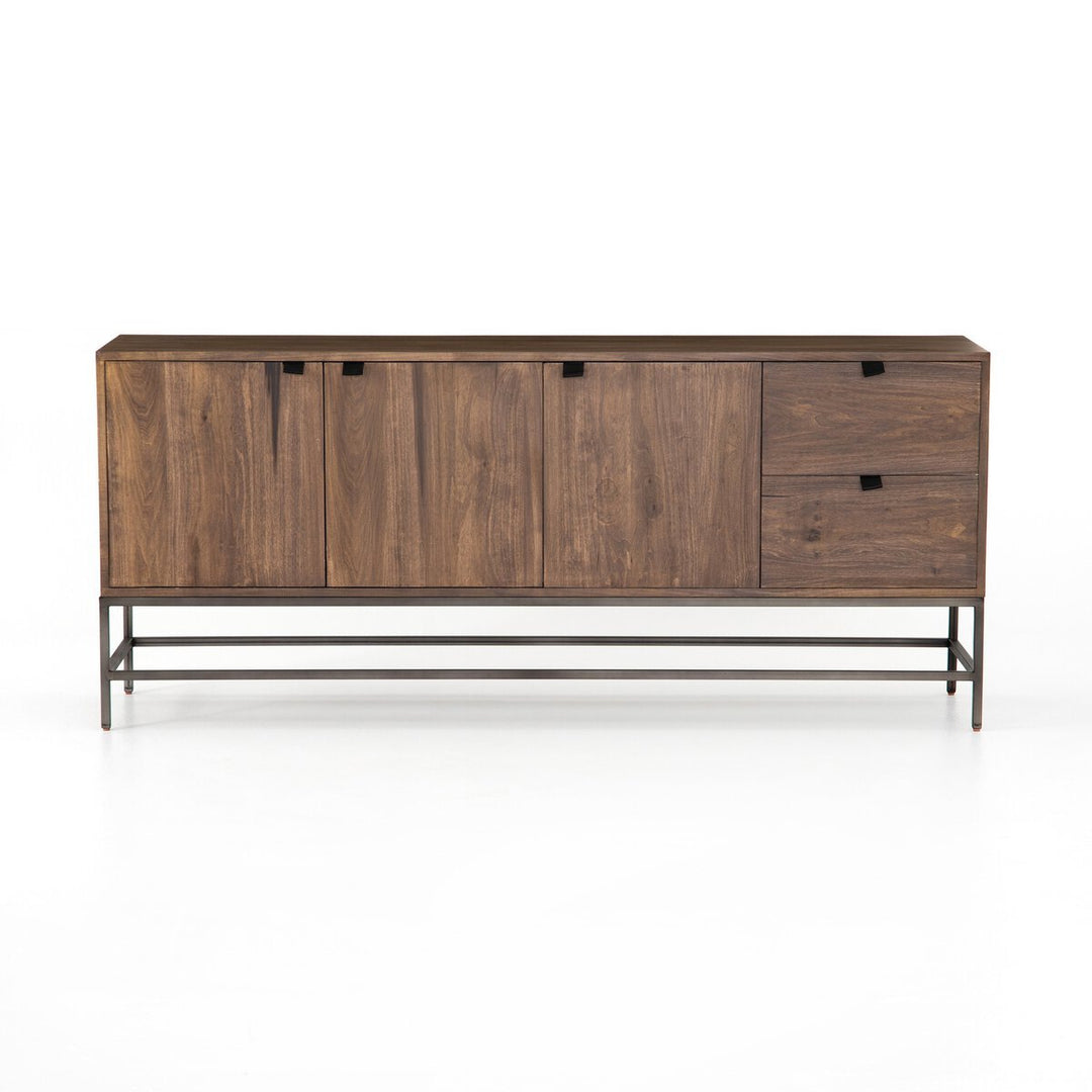 Trey Sideboard in Auburn Poplar front studio view - Whats New Furniture Portland OR