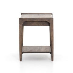 Valeria End Table Aged Brown