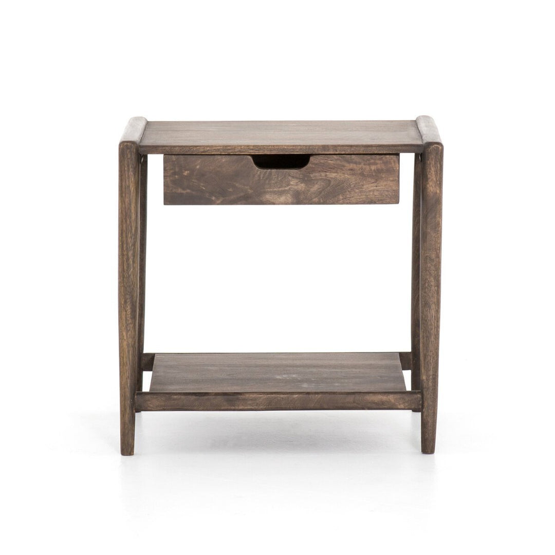 Valeria End Table Aged Brown