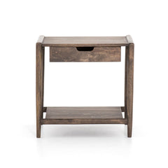 Valeria End Table Aged Brown