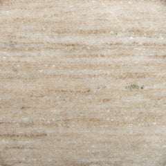 Viola Accent Table in Antique White Marble side view - Whats New Furniture Portland OR