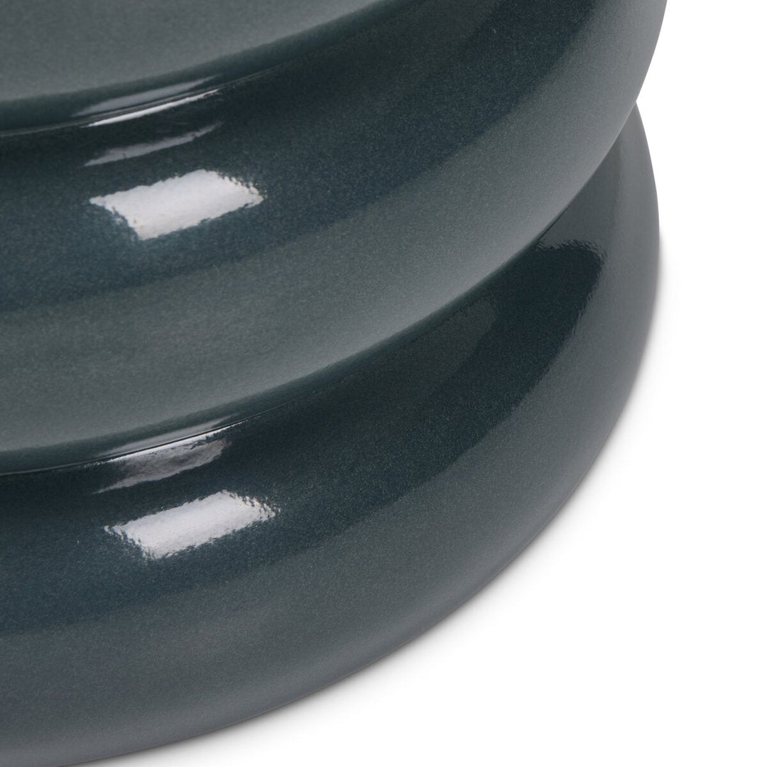 West End Table in Smooth Slate Concrete detail view - Whats New Furniture Portland OR
