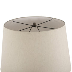 Ziggy Floor Lamp in Hammered Smoked Nickel side studio view - Whats New Furniture Portland OR