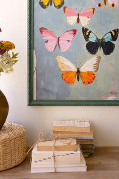 Framed Butterfly Painting — view 3