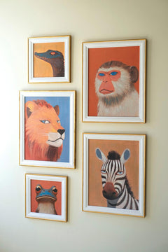 Framed Lion Print — What&