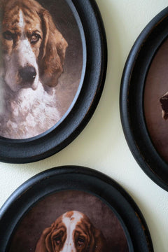 Framed Oval Dog Print — view 2
