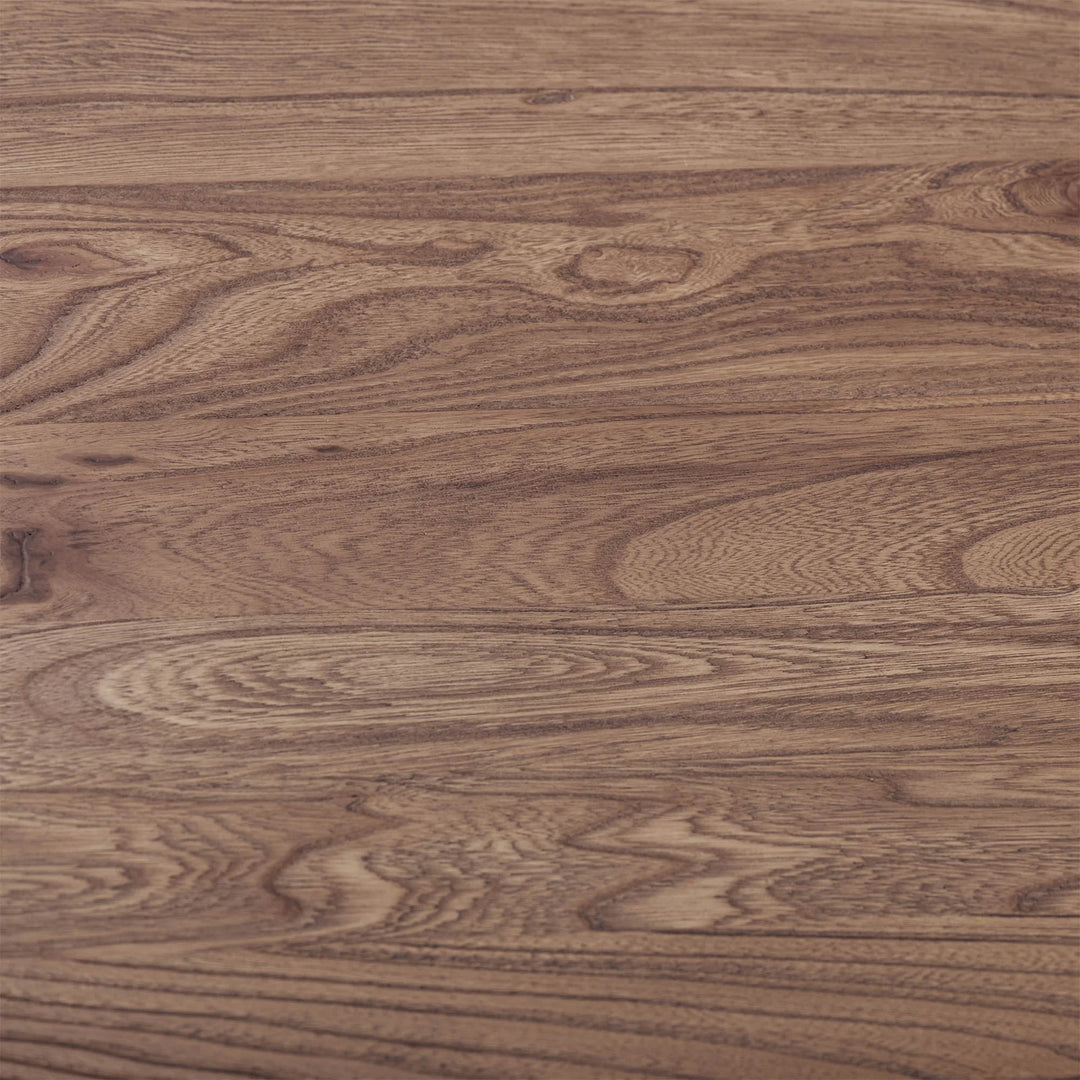 Freedom Dining Table in Sandblast Caramel top-down view - elm dining table by LH Imports - Whats New Furniture Portland OR