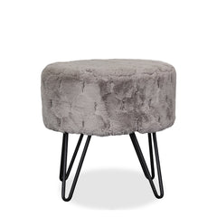 Fuzzy Footstool - Whats New Furniture - Portland, Oregon
