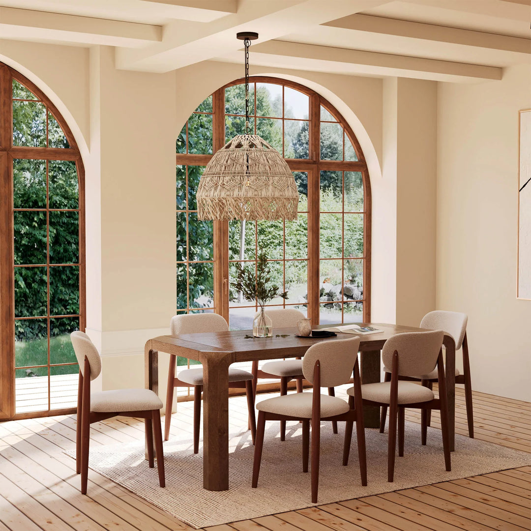 Genesis Dining Table detail view 7 - Whats New Furniture - Portland, Oregon