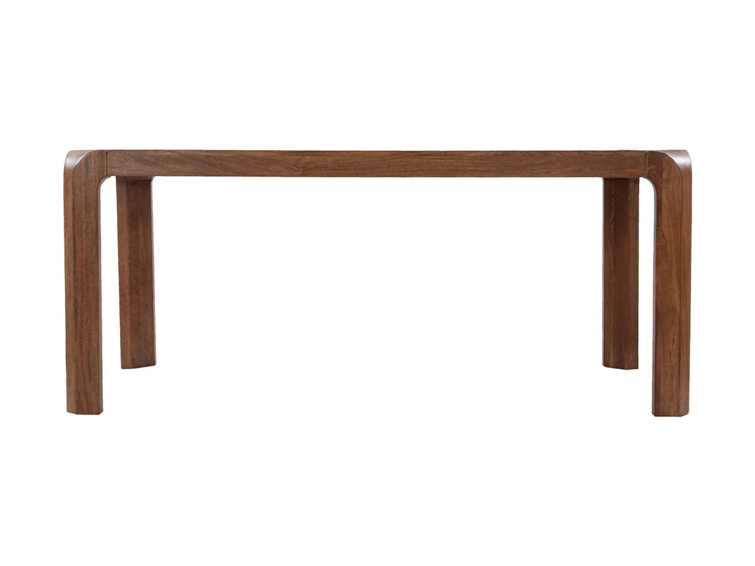Genesis Dining Table in Mango Brown - solid mango wood dining table by LH Imports - Whats New Furniture Portland OR